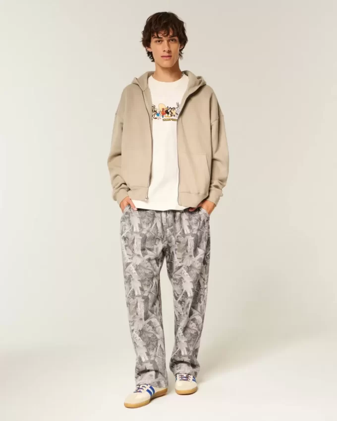 Luźne spodnie dresowe