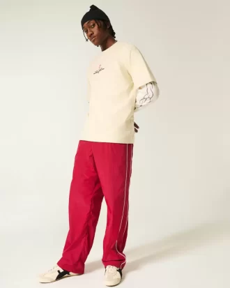 Luźne spodnie dresowe