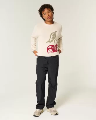 Luźne spodnie dresowe