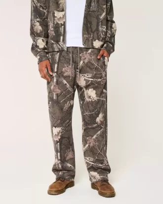 Luźne spodnie dresowe