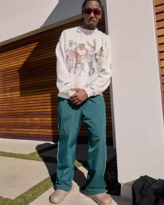 Luźne spodnie dresowe