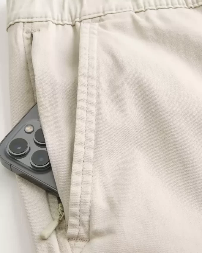 Luźne spodnie dresowe cargo