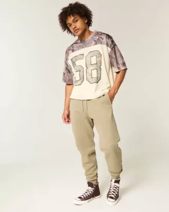 Luźne spodnie dresowe Rib Joggers