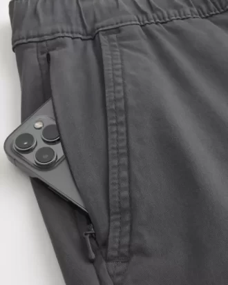 Luźne spodnie dresowe typu cargo z twillu