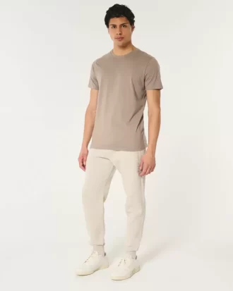 Luźne spodnie dresowe z polaru z logo