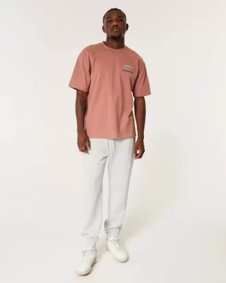 lune spodnie dresowe z polaru z logo 1 6 330x413 - Luźne spodnie dresowe z polaru z logo