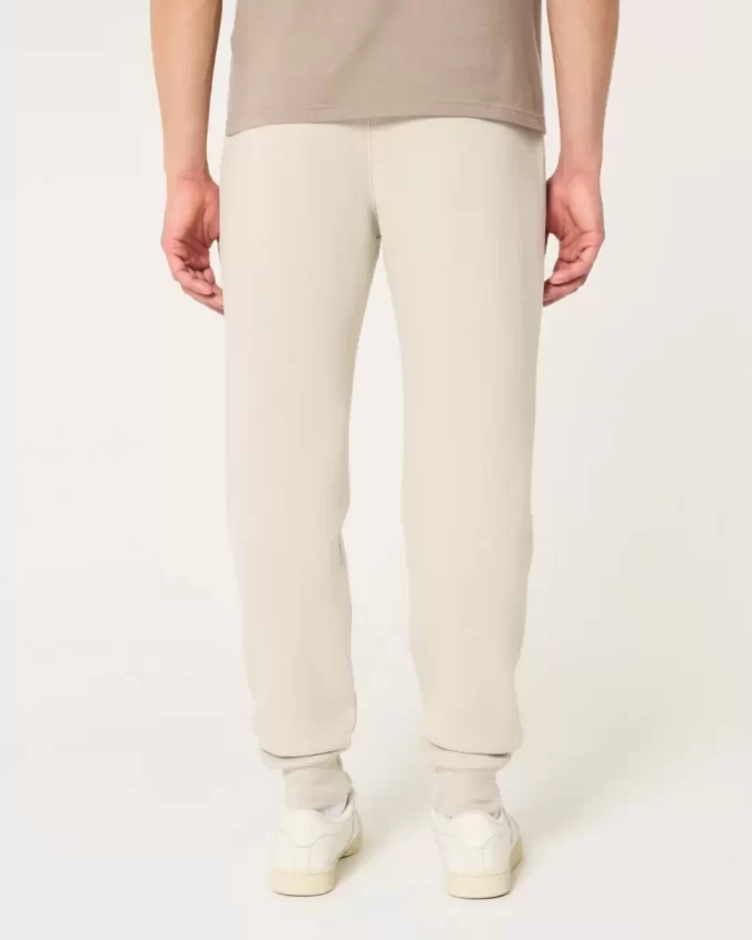 Luźne spodnie dresowe z polaru z logo