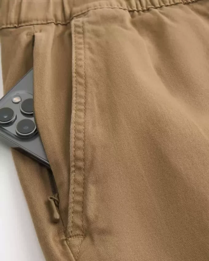 Luźne spodnie dresowe z twillu