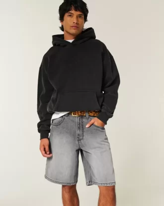 Luźne szorty dżinsowe