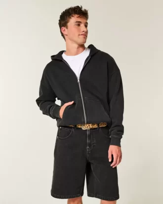 Luźne szorty dżinsowe