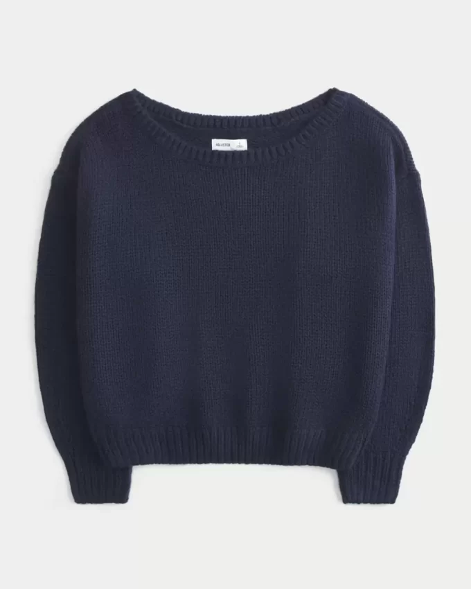 Luźny sweter z odkrytymi ramionami Luźny sweter z odkrytymi ramionami