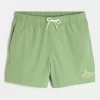 Malibu Beach Graphic Volley Swim Trunks do połowy uda