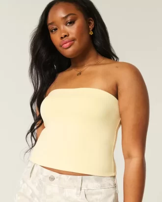 Miękki, rozciągliwy, bezszwowy top typu tuba