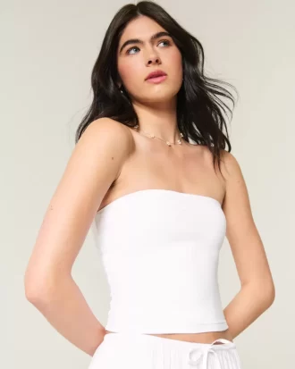 Miękki, rozciągliwy, bezszwowy top typu tuba