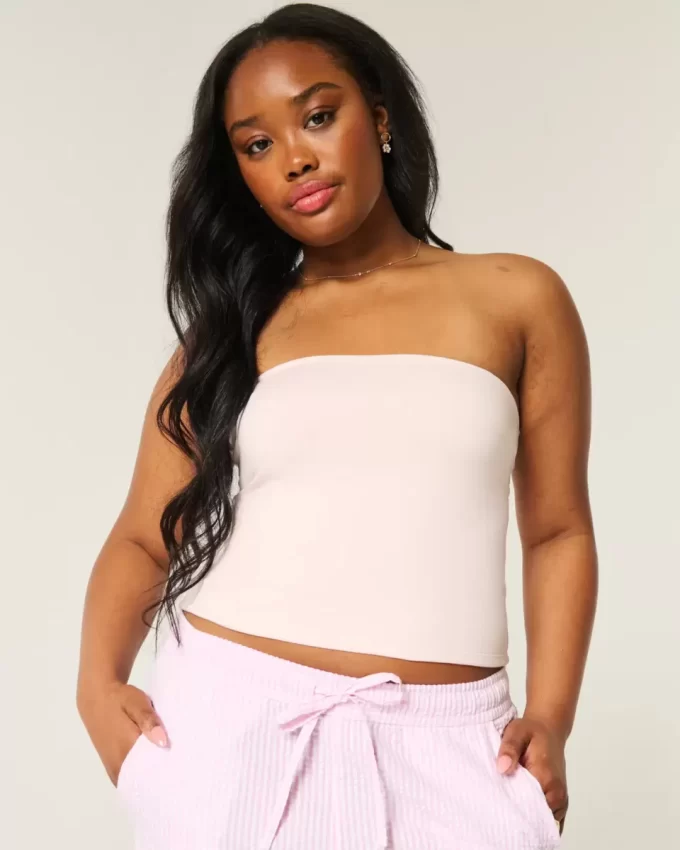 Miękki, rozciągliwy, bezszwowy top typu tuba Miękki, rozciągliwy, bezszwowy top typu tuba