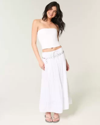 Miękki, rozciągliwy, bezszwowy top typu tuba