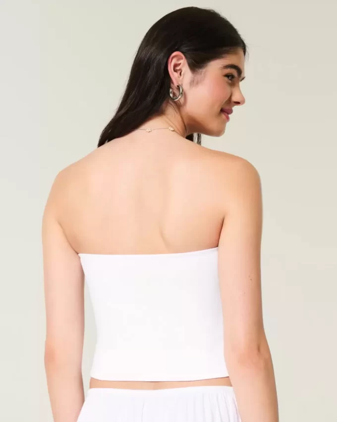 Miękki, rozciągliwy, bezszwowy top typu tuba