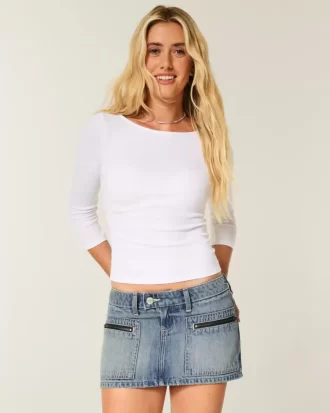 Mini spódniczka z jeansu