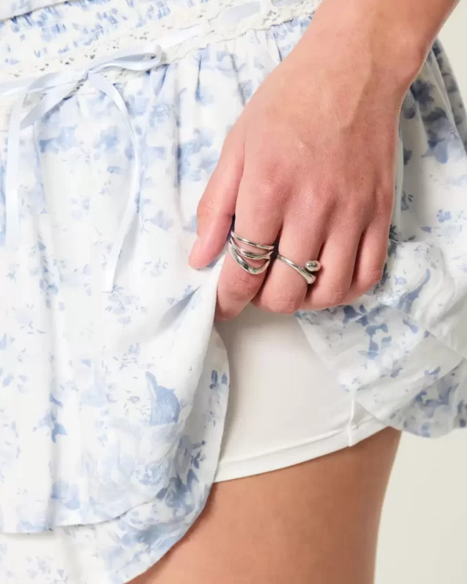 Mini spódniczka z marszczeniami i warstwami Mini spódniczka z marszczeniami i warstwami