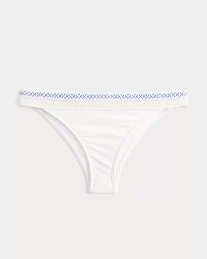 Najbardziej seksowne majtki od bikini z marszczeniami w talii i wysokim stanem