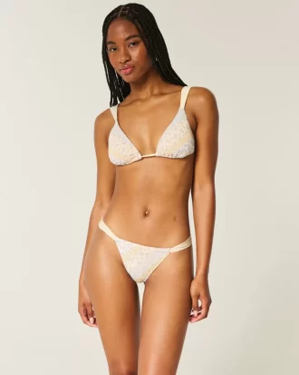 Najbardziej wyzywające majtki od bikini z marszczeniami i wysokim stanem Najbardziej wyzywające majtki od bikini z marszczeniami i wysokim stanem