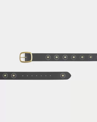 Pasek ze skóry wegańskiej Sunburst Grommet