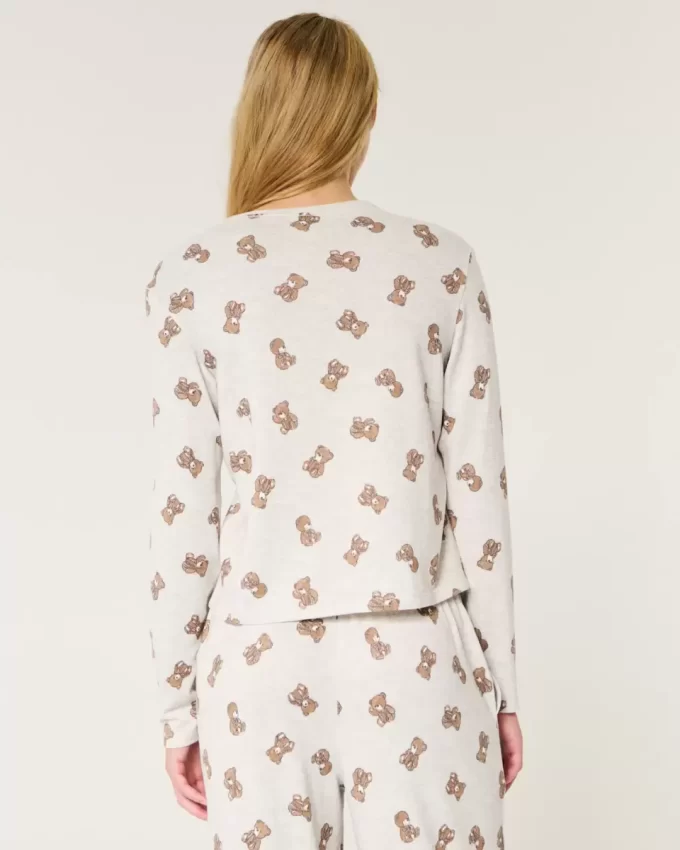 Przytulna koszula piżamowa Przytulna koszula piżamowa