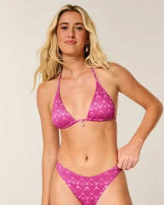 Shimmer Multi-Way Triangle Bikini Top