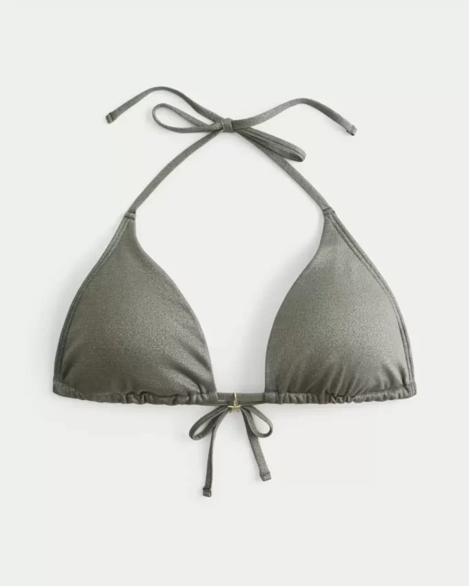 Shimmer Multi-Way Triangle Bikini Top