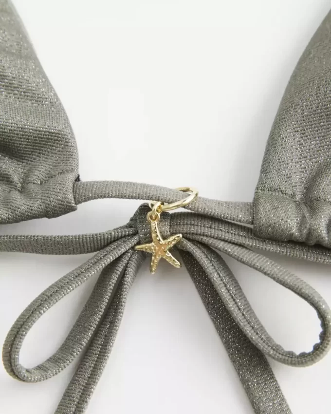 Shimmer Multi-Way Triangle Bikini Top