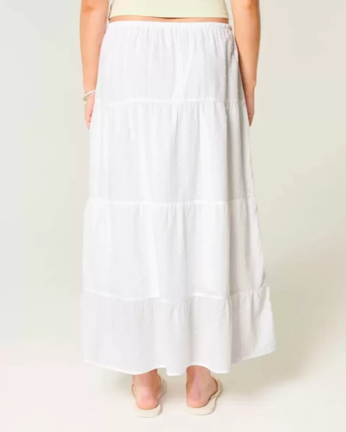 Spódnica maxi z kropkami