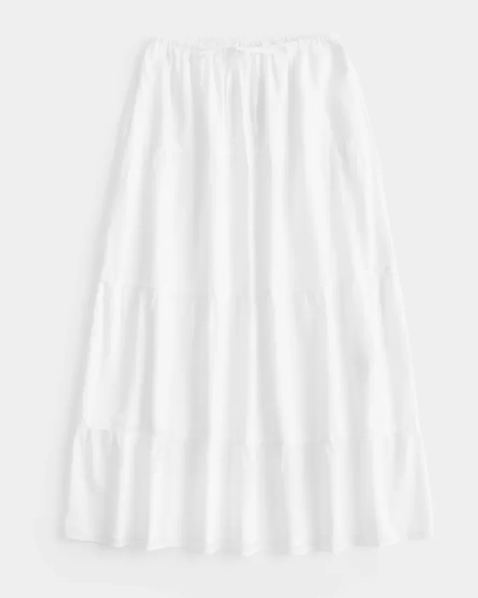 Spódnica maxi z kropkami