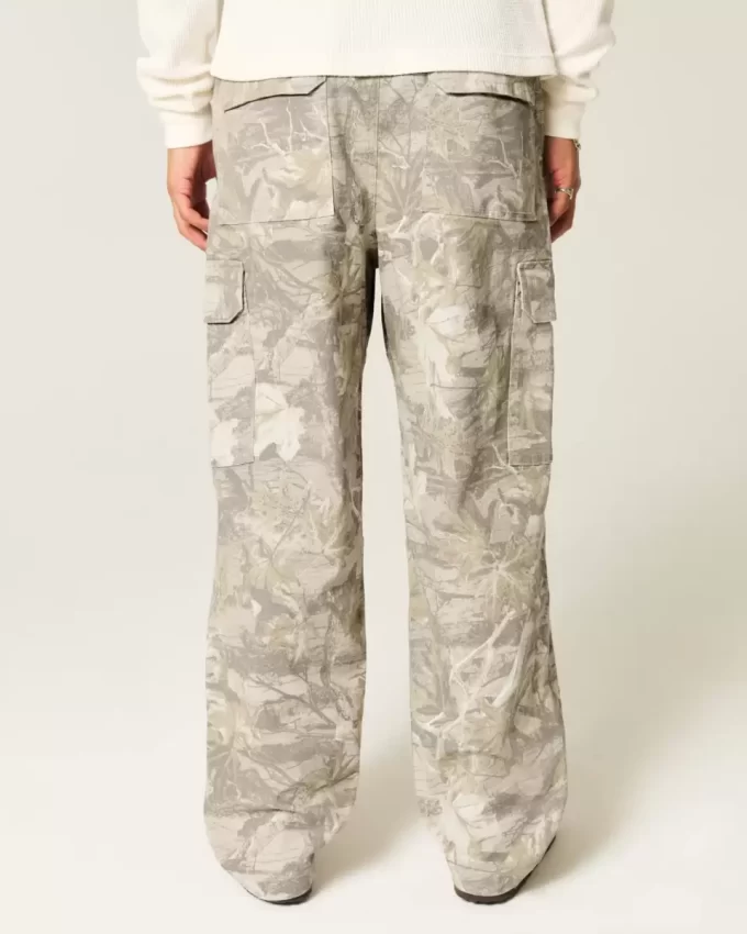 Spodnie cargo typu baggy w kamuflażu Skater