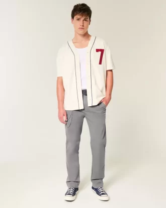 Spodnie chino o prostym kroju Spodnie chino o prostym kroju