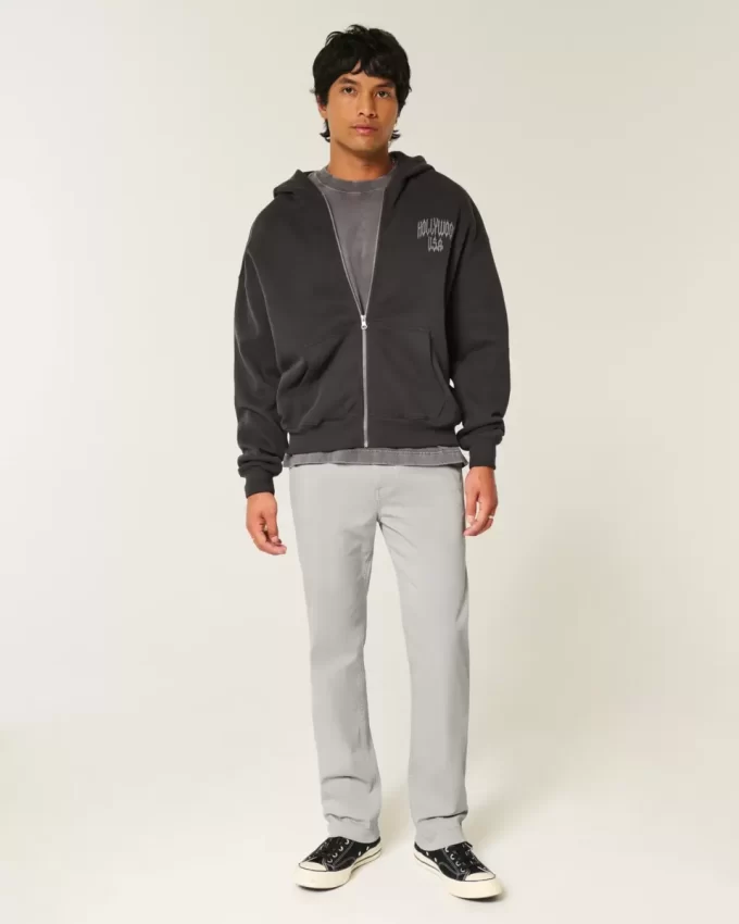 Spodnie chino o prostym kroju