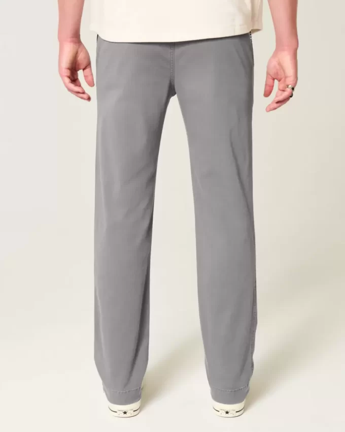 Spodnie chino o prostym kroju