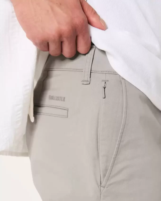 Spodnie chino o prostym kroju