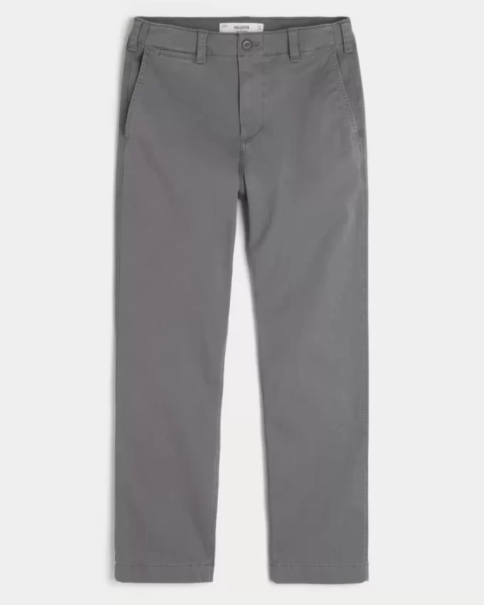 Spodnie chino o prostym kroju