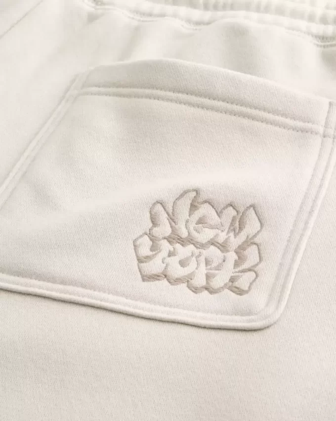 Spodnie dresowe Baggy New York Graphic