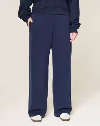 Spodnie dresowe LA Graphic z szerokimi nogawkami Spodnie dresowe LA Graphic z szerokimi nogawkami