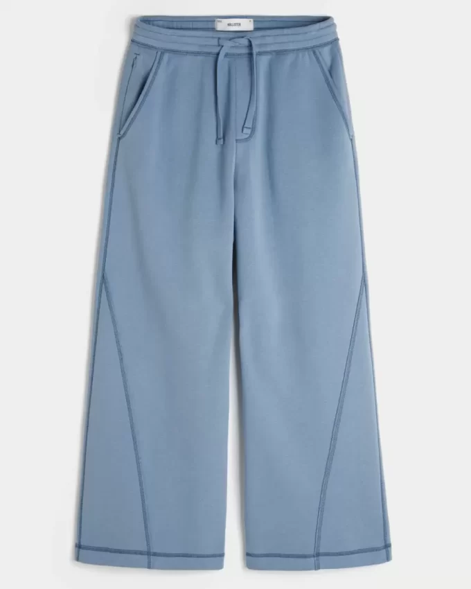 Spodnie dresowe z dużymi szwami