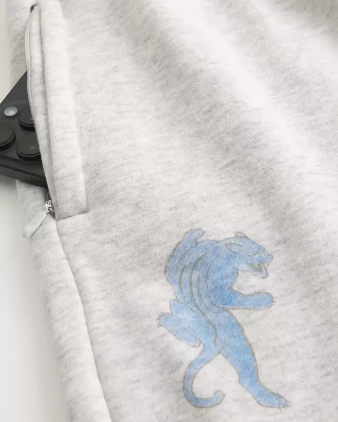 Spodnie dresowe z grafiką Super Baggy na ostatni rok studiów 2026