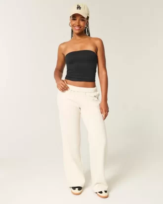 Spodnie dresowe z szerokimi nogawkami Spodnie dresowe z szerokimi nogawkami