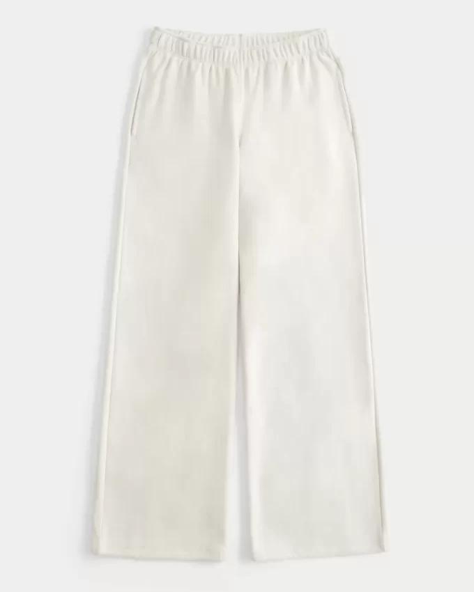 Spodnie dresowe z szerokimi nogawkami Spodnie dresowe z szerokimi nogawkami