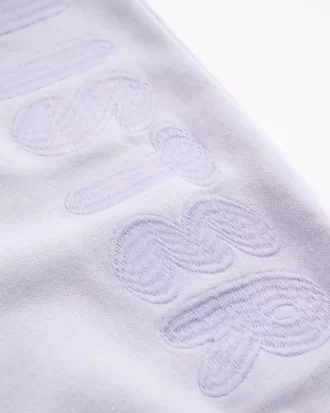 Spodnie dresowe z szerokimi nogawkami i logo