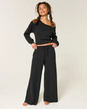 Spodnie Gilly Hicks Baggy Cozy Waffle