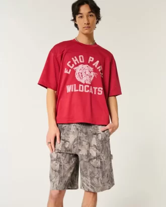 Spodnie jeansowe Baggy Painter w kolorze moro