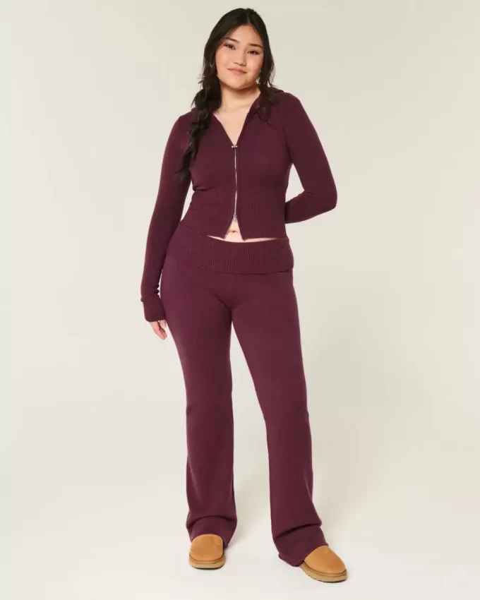 Spodnie-kozaki z dzianiny Gilly Hicks z odpinanym paskiem Spodnie-kozaki z dzianiny Gilly Hicks z odpinanym paskiem