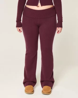 Spodnie-kozaki z dzianiny Gilly Hicks z odpinanym paskiem