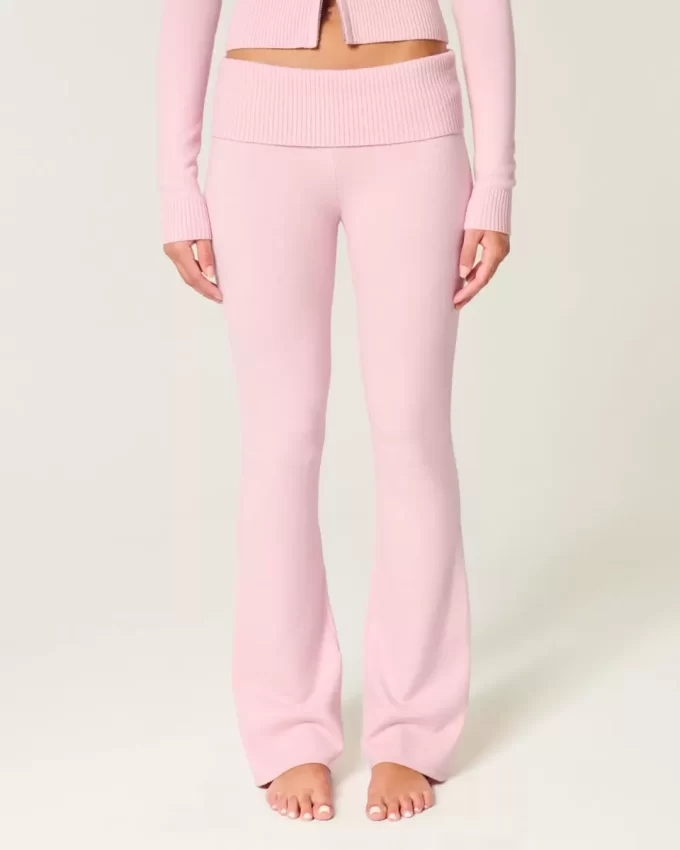 Spodnie-kozaki z dzianiny Gilly Hicks z odpinanym paskiem